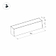Трековый магнитный светильник Arlight MAG-FLAT-25-L600-18W Day4000 (BK, 100 deg, 24V, DALI) 046334
