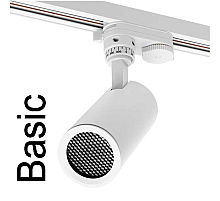 Трековый однофазный светильник Wolta Basic WTL-GU10/01W