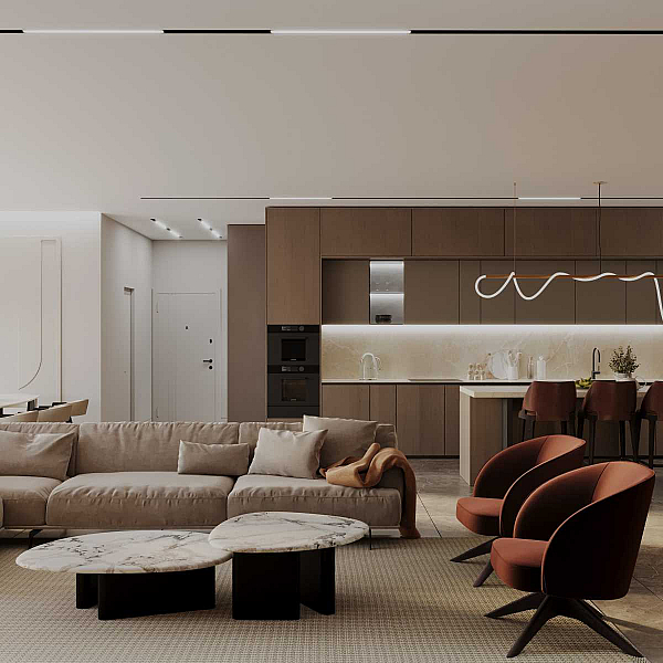 Трековый линейный светильник Hesby Lighting ElDeko, 12Вт-4000К, чёрный HSBL_0078
