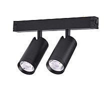 Трековый однофазный светильник AM Group AM528 BK-220V-2X10W SMART