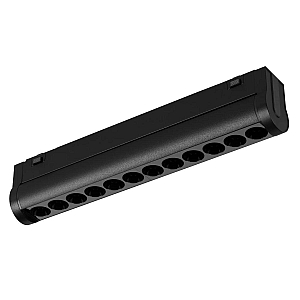 Трековый магнитный светильник Arlight MAG-VIBE-LASER-TURN-L209-12W Warm3000 (BK, 24 deg, 48V) 044427