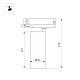 Трековый трехфазный светильник Arlight LGD-SILMA-4TR-R55-4W Day4000 (BK, 4 deg, 230V) (IP20 Металл) 060466