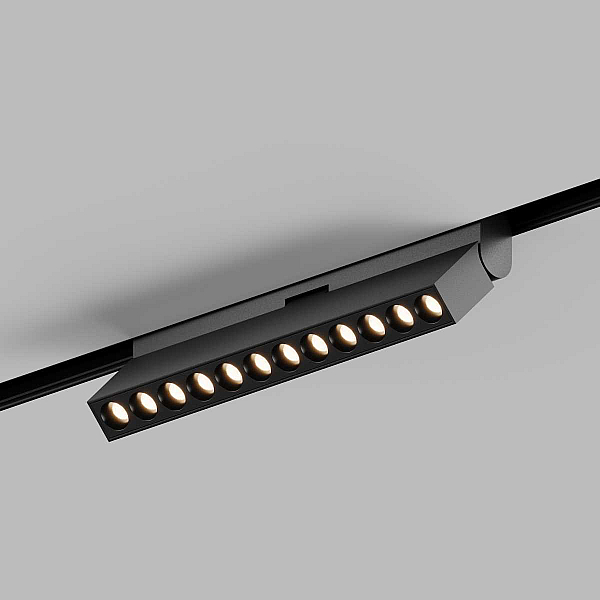 Трековый линейный светильник направленного света Hesby Lighting ElDeko 12Вт-3000К, чёрный HSBL_0085