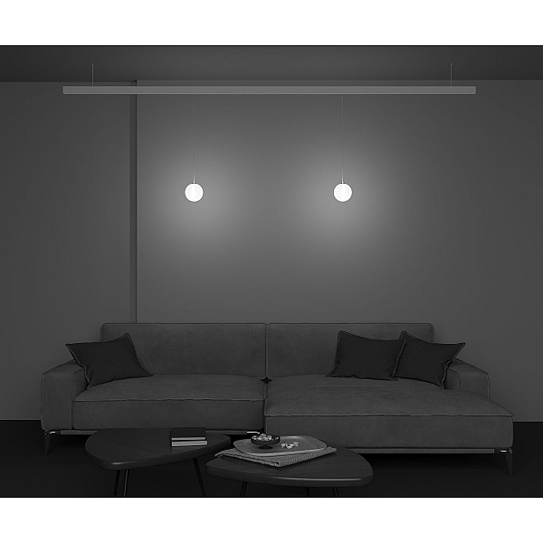 Трековый светодиодный светильник Maytoni Technical Luna TR039-4-5W3K-WW-DS-W