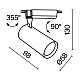 Трековый светильник Maytoni Technical Vuoro TR003-1-6W4K-S-W