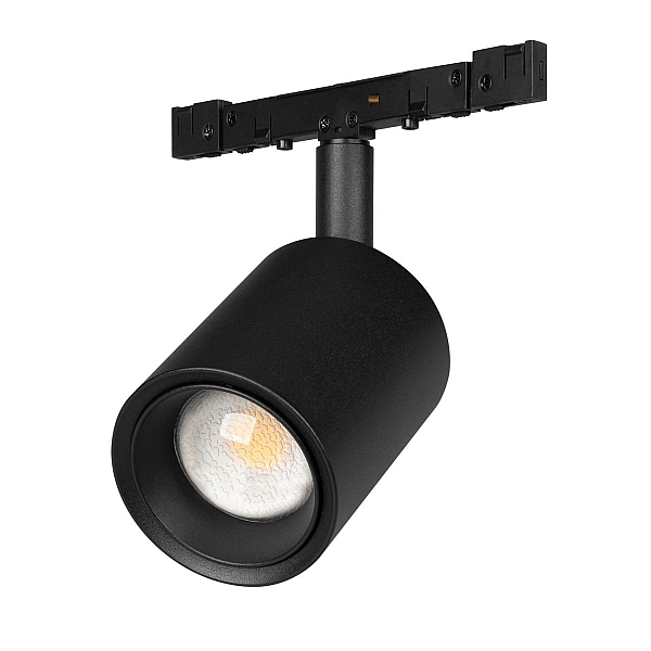 Трековый магнитный светильник Arlight MAG-MICROCOSM-SPOT-ZOOM-R47-9W Warm3000 (BK, 15-55 deg, 24V) (IP20 Металл) 051769