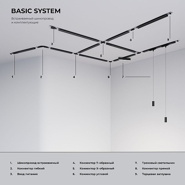 Трековый однофазный светильник Elektrostandard Basic System 85900/01 4690389220470 a072218