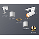 Трековый однофазный светильник Ambrella Light Track System XT6301021 (A2520, C6301, A2062, C6301, N6134)