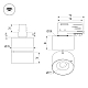Трековый трехфазный светильник Arlight SP-PLURIO-TRACK-4TR-R77-9W Day4000 (WH-WH, 36 deg, 230V) (IP20 Металл) 038098