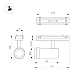 Трековый магнитный светильник Arlight MAG-VIBE-SPOT-ZOOM-R47-10W Warm3000 (BK, 20-55 deg, 48V) 044483