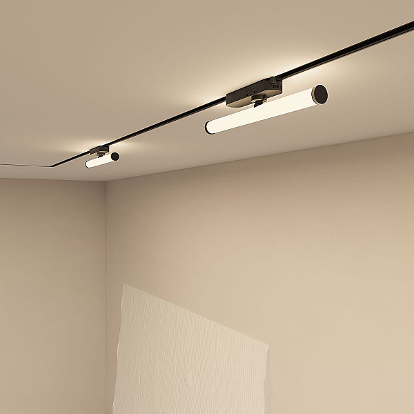Трековый светодиодный светильник Denkirs Strom DK6448-BK