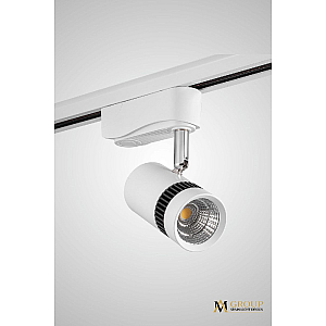 Трековый однофазный светильник AM Group AM230-7W WH 3000K