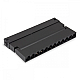 Трековый однофазный светильник AM Group Plain Opal AM591 9W 3000K BK