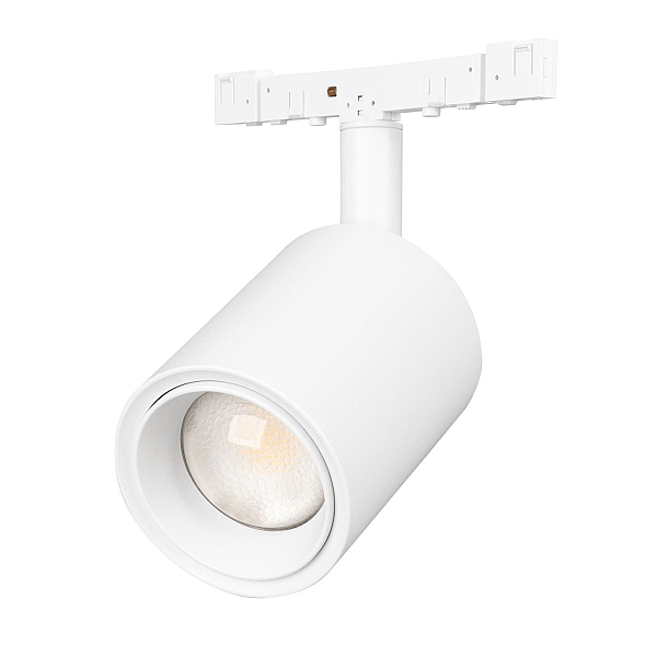 Трековый магнитный светильник Arlight MAG-MICROCOSM-SPOT-ZOOM-R47-9W Warm3000 (WH, 15-55 deg, 24V) (IP20 Металл) 051807