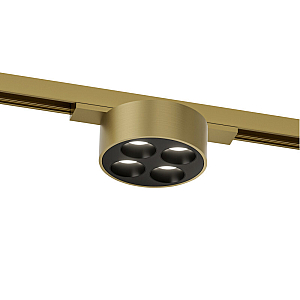 Трековый однофазный светильник Denkirs Shine grill DK5772-SB