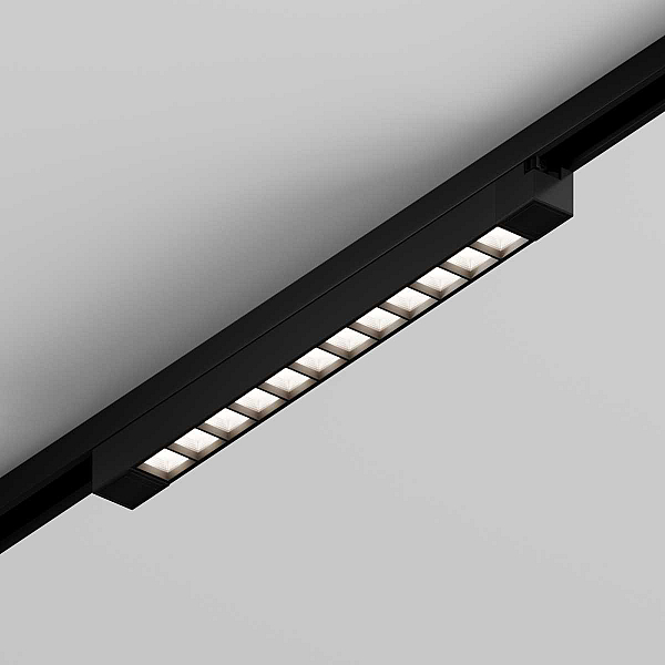 Трековый линейный светильник направленного света Hesby Lighting Skylite Однофазный,474мм- 4000К, 30Вт, чёрный HSBL_0145