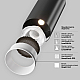 Трековый светильник Maytoni Technical Focus LED TR021-1-12B3K-W-D-B