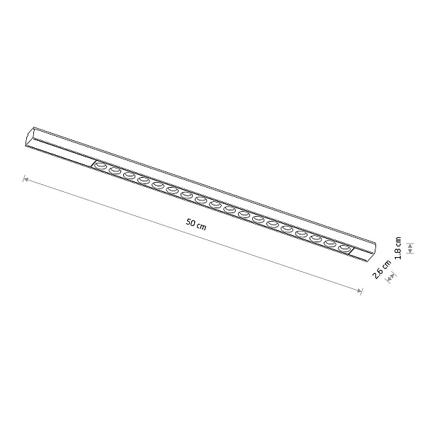 Трековый магнитный светильник Nowodvorski Focus Led Black 11332