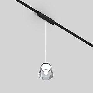 Трековый магнитный однофазный светильник Denkirs Air hang DK5347-BK