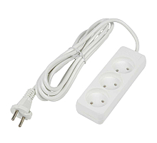 Удлинитель бытовой Uniel Ultra S-CU3-3 WHITE UL-00009982