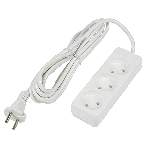 Удлинитель бытовой Uniel Ultra S-CU3-3 WHITE UL-00009982