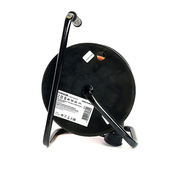 Удлинитель на пластиковой катушке STD04-10-50 (UG) 1-местный  с/з 3*1,5, 50м, 250В, 16А, IP44, Standart (29410) 50176