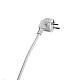 Сетевой фильтр 5-местный с/з STEKKER HM20-51-03 3x1мм2, 3 м, серия Optima, белый