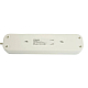 Удлинитель 3-местный с/з с выключ. Stekker HM071-31-02 3x1мм2, 2м, 250В, 16А, 1USB+2C, 2.4A Home, белый 50136
