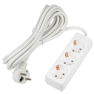 Удлинитель бытовой Uniel Ultra S-GCU3-5 WHITE UL-00010002
