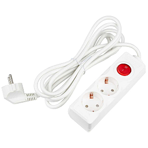 Удлинитель бытовой Uniel Ultra S-GCU2-3B WHITE UL-00010010