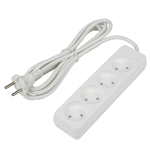 Удлинитель бытовой Uniel Ultra S-CU4-3 WHITE UL-00009988