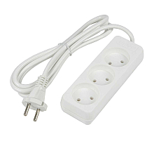 Удлинитель бытовой Uniel Ultra S-CU3-1,5 WHITE UL-00009979