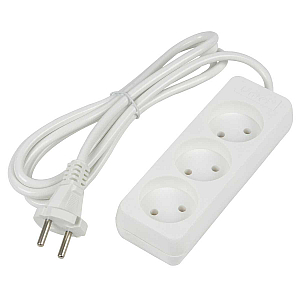 Удлинитель бытовой Uniel Ultra S-CU3-1,5 WHITE UL-00009979