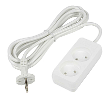 Удлинитель бытовой Uniel Ultra S-CU2-3 WHITE UL-00009977