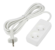 Удлинитель бытовой Uniel Ultra S-CU2-3 WHITE UL-00009977