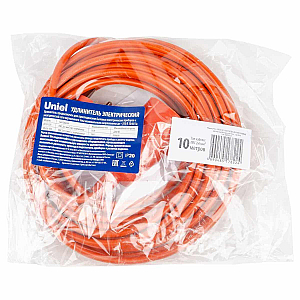 Удлинитель Uniel YX10-101 /UCK-1N/2x1,00/10M/O ORANGE UL-00010793