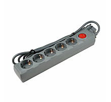 Cетевой фильтр (UL-00001746) Uniel 5гн х 3м с/з Universal S-GSU5-3 Grey