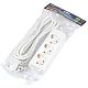 Удлинитель Uniel Ultra 3гн х 2м с/з S-GCU3-2 White UL-00010000