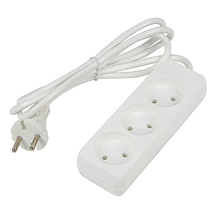 Удлинитель бытовой Uniel Ultra S-CU3-2 WHITE UL-00009981