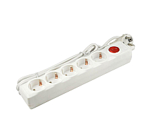 Cетевой фильтр (UL-00001747) Uniel 5гн х 5м с/з Universal S-GSU5-5 White