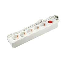 Cетевой фильтр (UL-00001747) Uniel 5гн х 5м с/з Universal S-GSU5-5 White