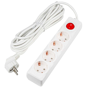Удлинитель бытовой Uniel Ultra S-GCU4-5B WHITE UL-00010024