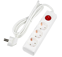 Удлинитель бытовой Uniel Ultra S-GCU3-2B WHITE UL-00010015