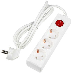 Удлинитель бытовой Uniel Ultra S-GCU3-2B WHITE UL-00010015