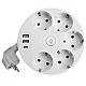 Удлинитель Stekker Comfort 5гн 2USB+С 2,5м с/з Comfort HM10-51-01 49591