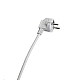 Сетевой фильтр 5-местный с/з STEKKER HM20-51-02 3x1мм2, 1,8 м, серия Optima, белый