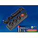 Удлинитель Uniel 2гн х 3м с/з Standard S-GCD3-3B Black UL-00003608
