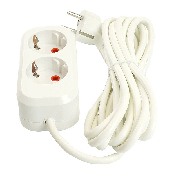 Удлинитель Stekker Home 2гн 2м с/з HM06-21-02 49339