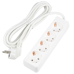 Удлинитель бытовой Uniel Ultra S-GCU4-3 WHITE UL-00010006