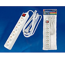 Удлинитель (02939) Uniel 6гн х 3м с/з Standard S-GCD6-3B
